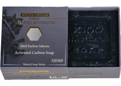 Hmd Bitkisel Kozmetik Aktif Karbon Aktif Karbon Katı Sabun 125 gr