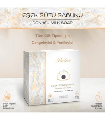 Balen Eşek Sütü Katı Sabun 125 gr