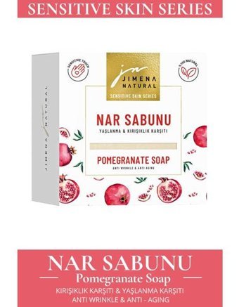 Jimena Natural Natural Nar Katı Sabun 150 gr