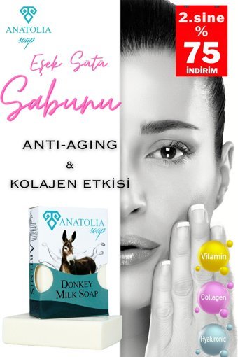 Anatolia Soap Eşek Sütü-Kolajen Katı Sabun 100 gr
