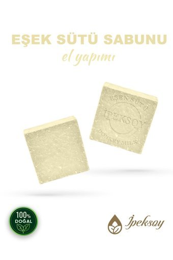 İpeksoy Doğal El Yapımı Eşek Sütü Katı Sabun 100 gr
