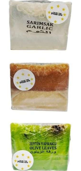 Monsieur Premiere Ballı-Keçi Sütlü-Sarımsak-Zeytin Yapraklı Katı Sabun 120 gr