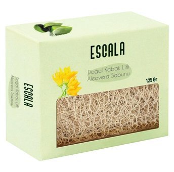 Escala Doğal Kabak Lifli Aloe Vera Katı Sabun 125 gr