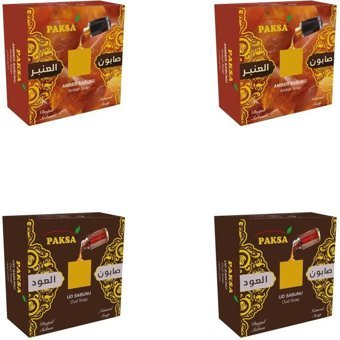 Paksa Natural Amber-Ud Katı Sabun 4x125 gr