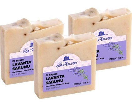 The Soap Factory El Yapımı Lavanta Katı Sabun 3x100 gr