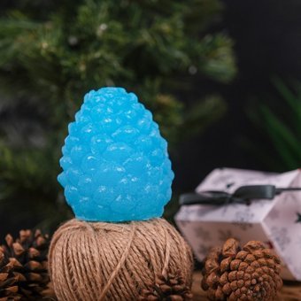 Misya Dekoratif Mavi Çam Katı Sabun 230 gr