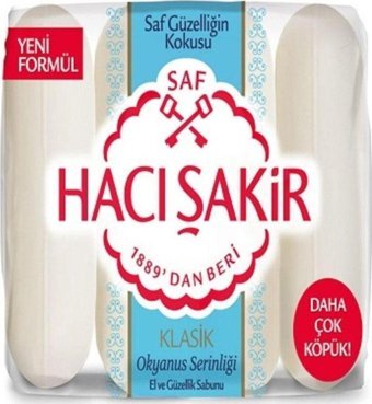 Hacı Şakir Klasik Klasik Katı Sabun 4x70 gr