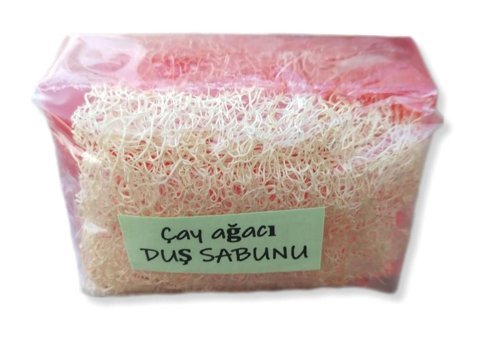 İlzey Natural Kabak Lifli-Çay Ağacı Katı Sabun 120 gr