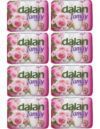 Dalan Gül Katı Sabun 8x280 gr