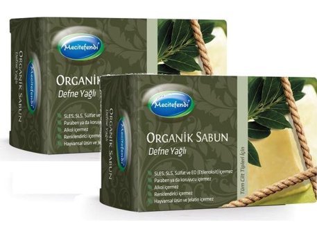Mecitefendi Organik Defne Katı Sabun 2x125 gr