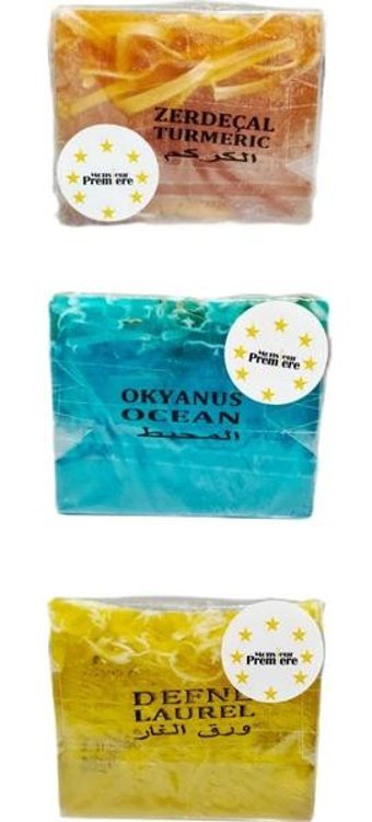 Monsieur Premiere Defne-Okyanus-Zerdeçal Katı Sabun 120 gr