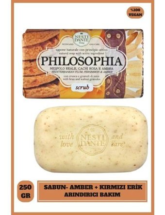 Nesti Dante Vegan Amber-Kırmızı Erik Katı Sabun 250 gr