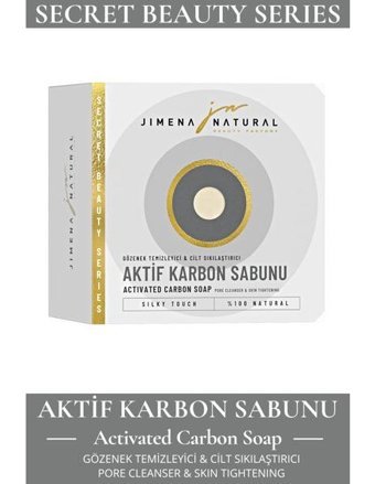 Jimena Natural Aktif Karbon Aktif Karbon Katı Sabun 150 gr