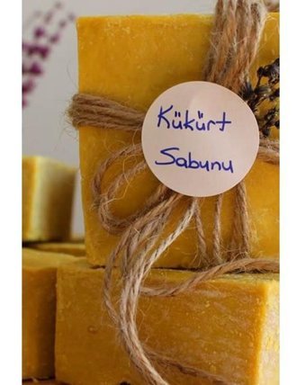 Lisinya Doğal El Yapımı Organik Kükürtlü Katı Sabun 130 gr