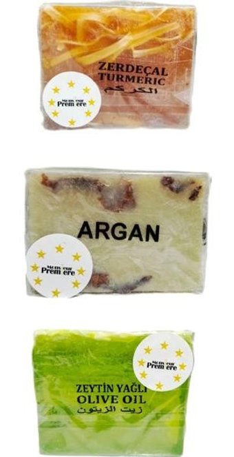 Monsieur Premiere Argan-Zerdeçal-Zeytinyağlı Katı Sabun 3x120 gr