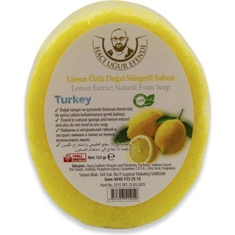 Hacı Uğur Efendi Doğal Limon Katı Sabun 125 gr