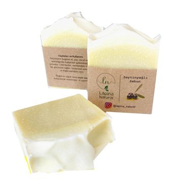 Lapina Doğal El Yapımı Zeytinyağlı Katı Sabun 100 gr