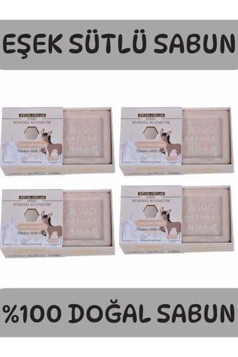 Hmd Bitkisel Kozmetik Doğal Eşek Sütü Katı Sabun 4x125 gr