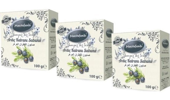 Mecitefendi Ardıç Katranı Katı Sabun 3x100 gr