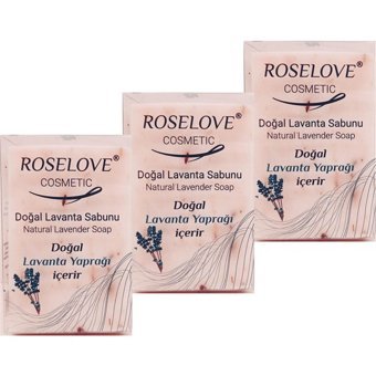 Roselove Bebek Lavanta Katı Sabun 3x150 gr