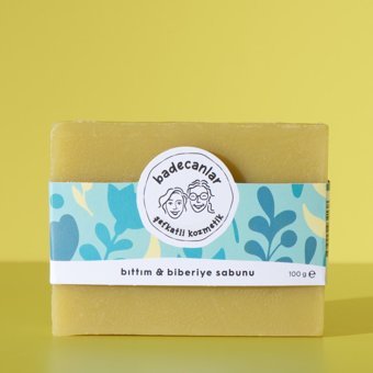 Badecanlar Doğal Bıttım-Biberiye Katı Sabun 110 gr