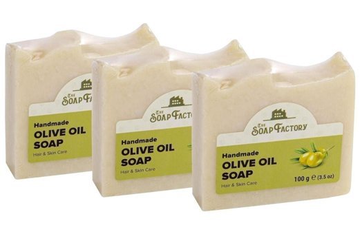 The Soap Factory El Yapımı Zeytinyağlı Katı Sabun 3x100 gr