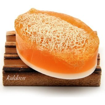 Kaldeon Doğal El Yapımı Ballı-Kabak Lifli-Keçi Sütü Katı Sabun 120 gr