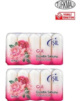 Işıl Gül Katı Sabun 5x75 gr