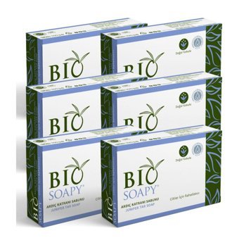 Biosoapy Ardıç Katranı Katı Sabun 6x100 gr