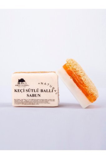 Sabun Filozofu Ballı-Kabak Lifli-Keçi Sütlü Katı Sabun 120 gr