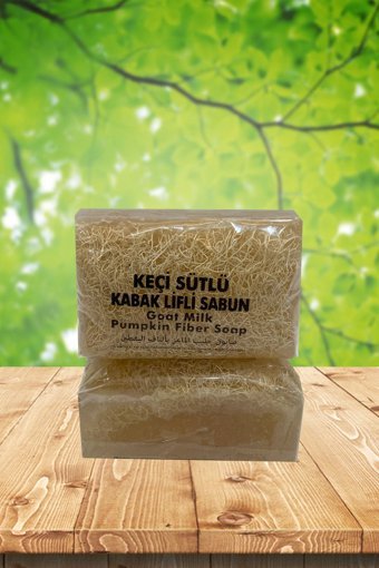 Nursima Doğal Kabak Lifli Kabak Lifli-Keçi Sütlü Katı Sabun 100 gr