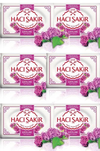 Hacı Şakir Leylak Katı Sabun 6x150 gr