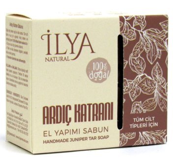 İlya Natural Doğal El Yapımı Ardıç Katranı Katı Sabun 100 gr