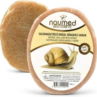 Naumed Doğal Salyangoz Özlü Katı Sabun 130 gr