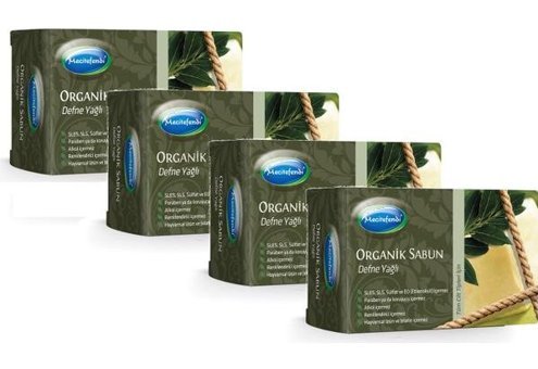 Mecitefendi Organik Defne Katı Sabun 4x125 gr