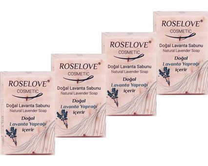 Roselove Bebek Lavanta Katı Sabun 4x150 gr