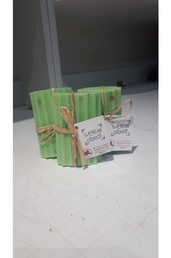 Safran Çiçeği Doğal Aloevera Katı Sabun 3x75 gr