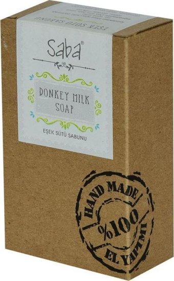 Saba El Yapımı Eşek Sütü Katı Sabun 125 gr