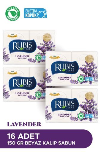 Rubis Doğal Lavanta Katı Sabun 16x150 gr