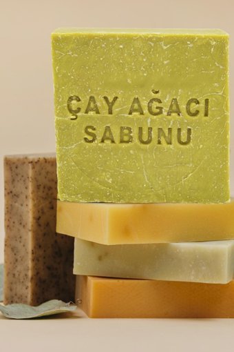 Organik Teyze Doğal Organik Çay Ağacı Katı Sabun 125 gr