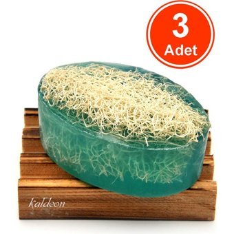 Kaldeon Doğal El Yapımı Kabak Lifli-Okyanus Katı Sabun 3x120 gr