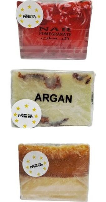 Monsieur Premiere Argan-Ballı-Keçi Sütlü-Nar Katı Sabun 120 gr