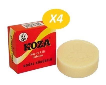 Koza Kükürtlü Katı Sabun 4x105 gr