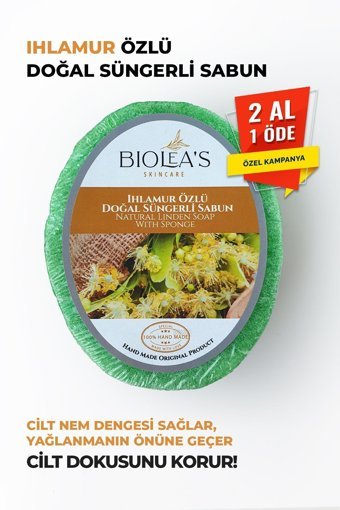 Biolea's Doğal Ihlamur Katı Sabun 130 gr