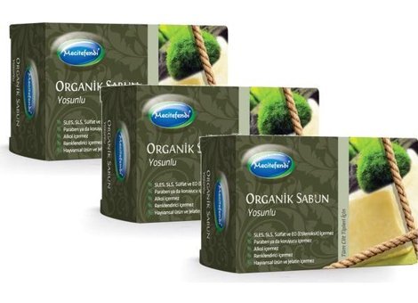 Mecitefendi Organik Yosunlu Katı Sabun 3x125 gr