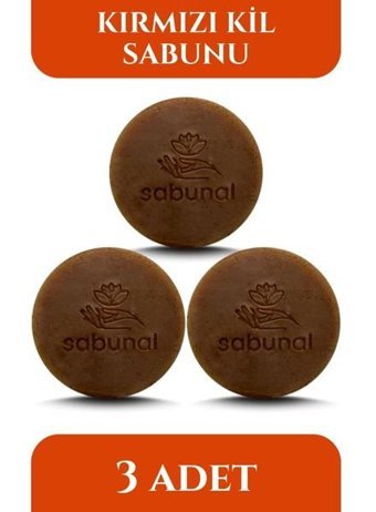 Sabunal Doğal Kil Katı Sabun 3x100 gr
