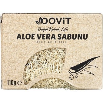 Dovit Doğal Kabak Lifli %50 Aloe Vera-Kabak Lifli Katı Sabun 110 gr