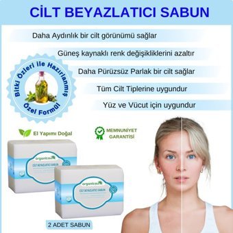 Organicsun Beyazlatıcı Etkili E Vitaminli Katı Sabun 2x140 gr