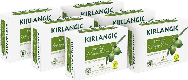 Kırlangıç Zeytinyağlı Katı Sabun 6x125 gr