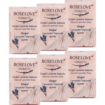 Roselove Bebek Lavanta Katı Sabun 6x150 gr